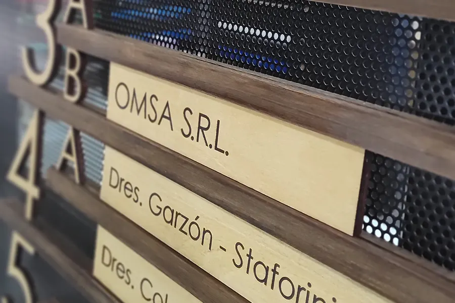 Cartelería Señalética