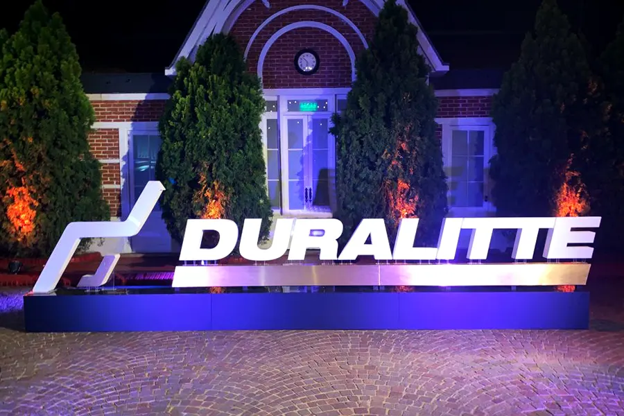 DURALITTE Logo Autoportante Eventos
